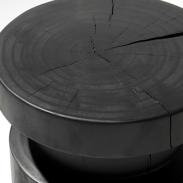 Inez End Table In Black Pine