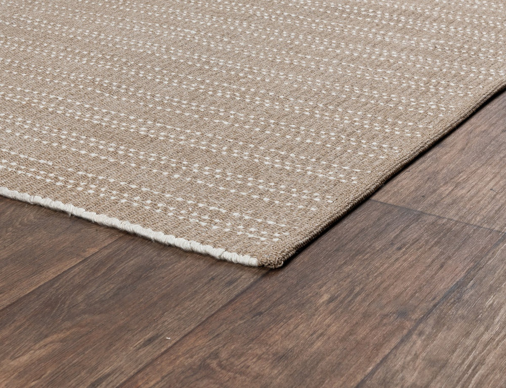 Indoor/Outdoor Yuma Rug Sand 5'x8' - Handwoven Moroccan Design