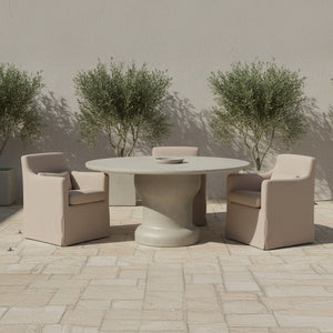Moe's Magnolia Outdoor Dining Table Cream