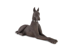 Great Dane Dog, Bronze, Left