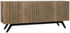 Illusion Sideboard with Steel Base, Bleached Walnut