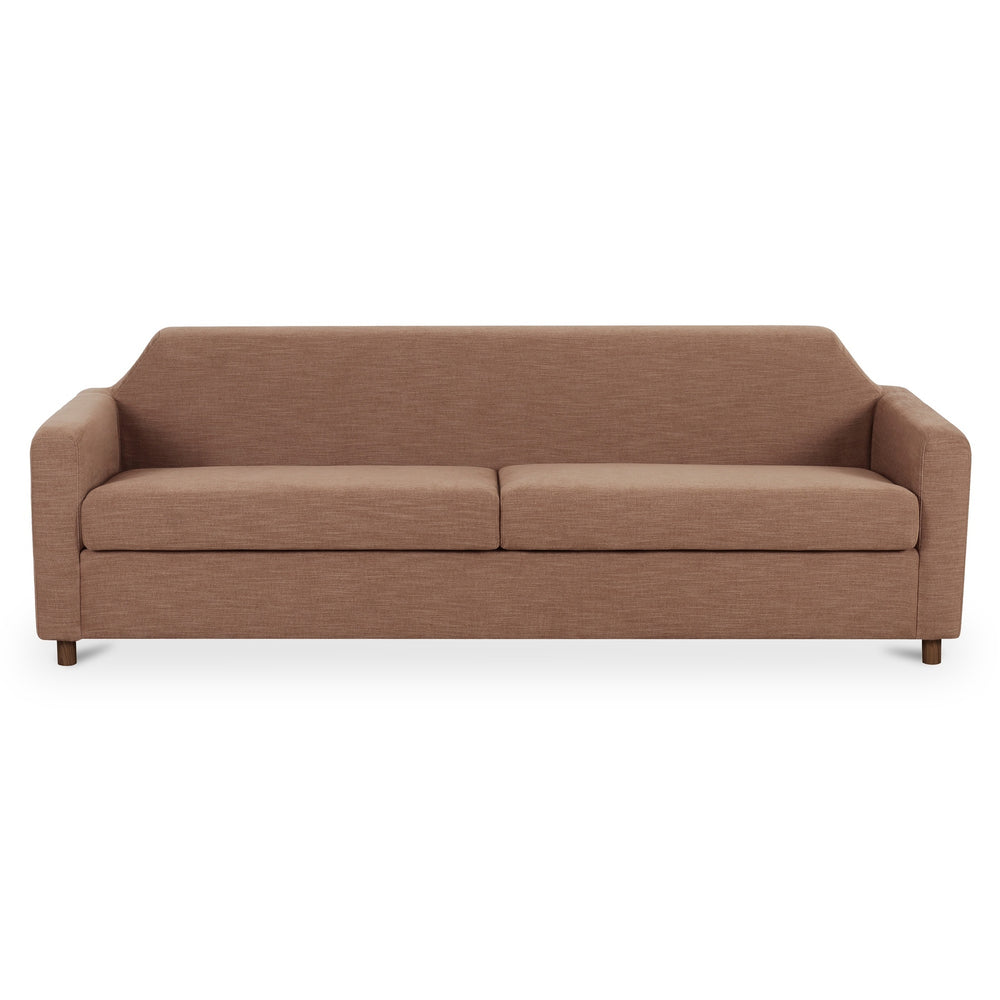 Moe's Finch Sofa in Washed Pink Linen