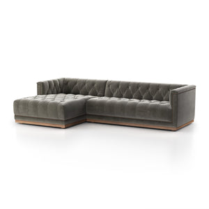 Maxx 2Pc Laf Sectional In 109 In Sapphire Brch