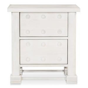 Moe's Clement Nightstand Whitewashed Mango Wood