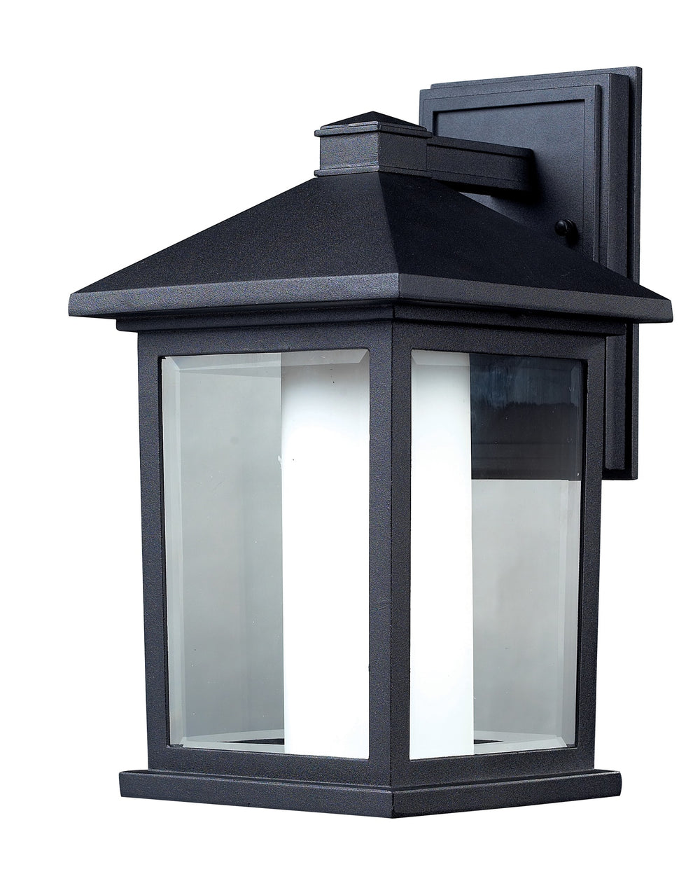 Mesa Outdoor Wall Light in Black Finish
