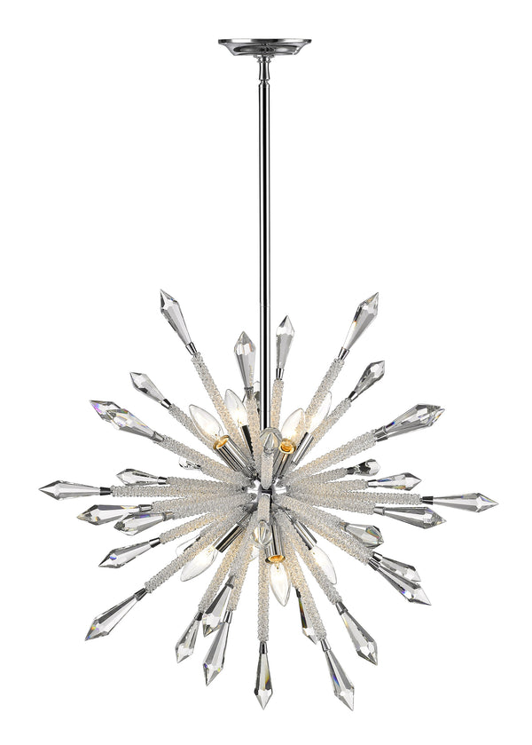 Soleia 8 Light Chandelier in Chrome  Finish
