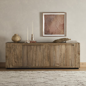 Abaso Sideboard In Rustic Wormwood Oak