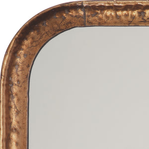 Principle Iron Rectangle Wall Mirror, Gold