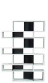 London Composition Large Bookshelf White/Black