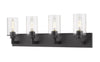 Savannah 4 Light Vanity in Bronze Finish