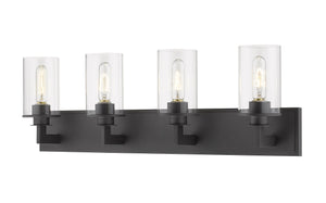 Savannah 4 Light Vanity in Bronze Finish