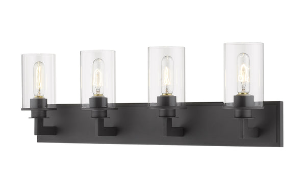Savannah 4 Light Vanity in Bronze Finish