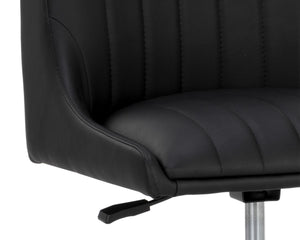 HALDEN OFFICE CHAIR - VINTAGE BLACK