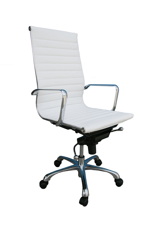 Excite High Back White Office Chair