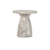 Collins Outdoor Round Accent Table - Light Gray