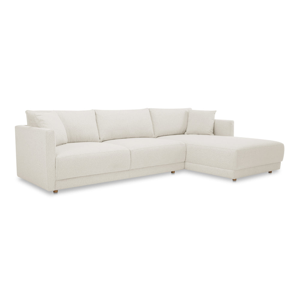 Moe's Bryn Sectional Right Oyster in Beige