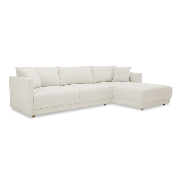 Moe's Bryn Sectional Right Oyster in Beige
