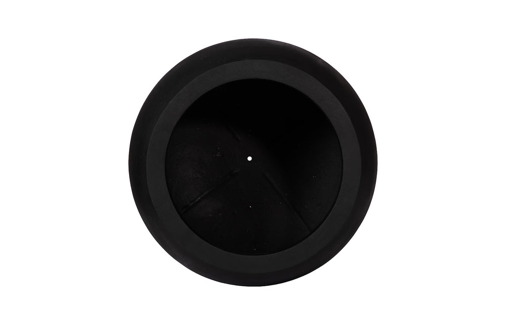 Rounded Planter, Large, Black