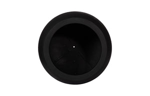 Rounded Planter, Large, Black