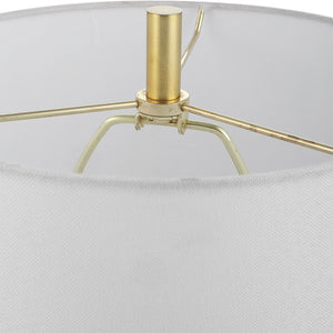 Turret Gold Buffet Lamp