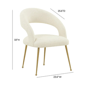 Rocco Cream Boucle Dining Chair