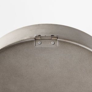 Aurus Matte Gray Metal Table Clock