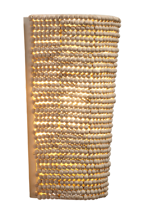  Seawall 1-Light Beaded Cone Wall Sconce