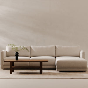 Moe's Bryn Sectional Right Oyster in Beige