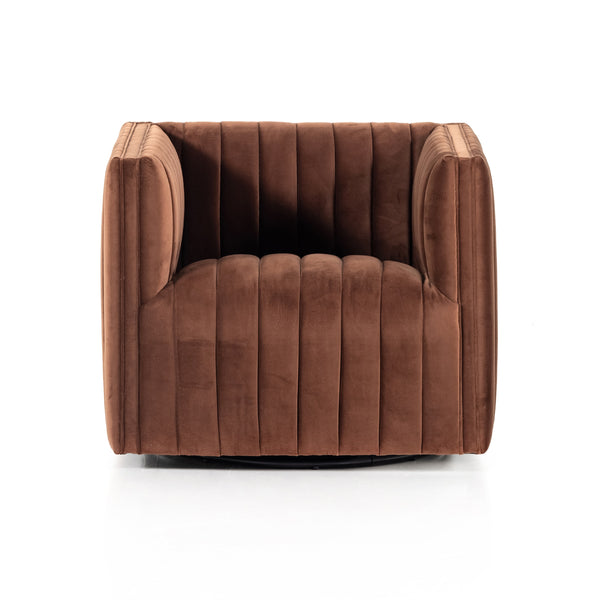 Augustine Swivel Chair In Surrey Auburn