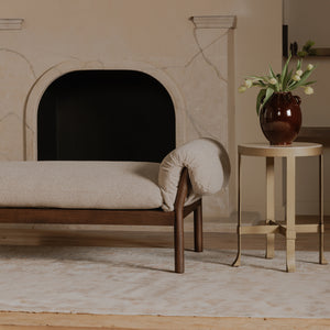 Moe's Holli Side Table Travertine Top