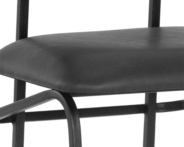 GIBBONS BARSTOOL - BLACK - BRAVO PORTABELLA