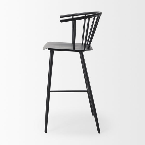 Colin Black Metal Bar Stool