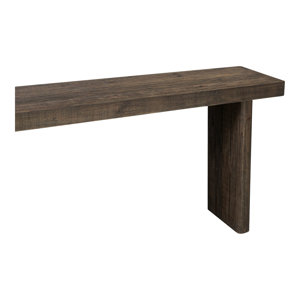 Monterey Console Table Aged Brown Pinewood