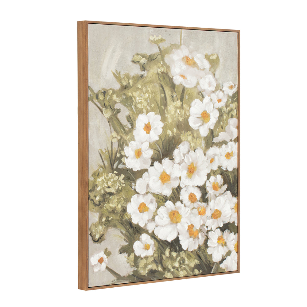 Wildflowers Framed Painting in Multicolor