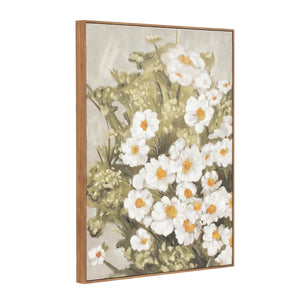 Wildflowers Framed Painting in Multicolor