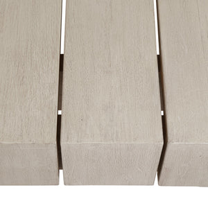 Sonora Outdoor Dining Table In 87" In Grey