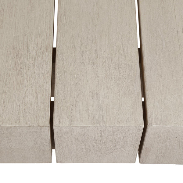 Sonora Outdoor Dining Table In 87" In Grey