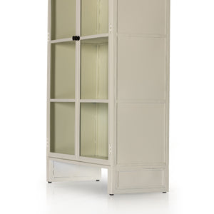 Breya Cabinet In Cream Powder Coat