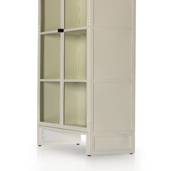 Breya Cabinet In Cream Powder Coat