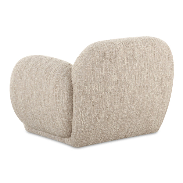 Moe's Hazel Lounge Chair Off White Boucle