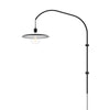 Shade 1-Light Wall Lamp with LED Bulb with Black Wall Hanger