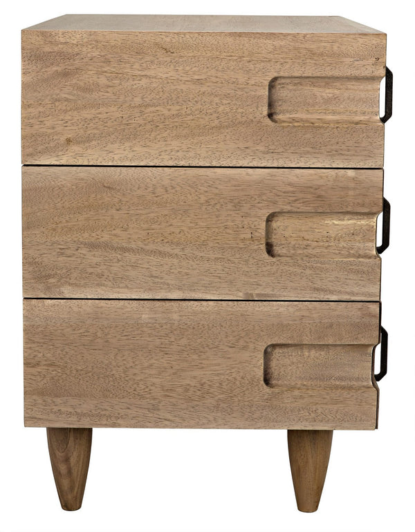 David 32" Side Table, Washed Walnut
