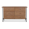 Moe's Rene 6-Drawer Dresser in Brown
