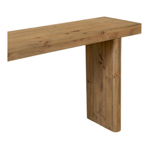 Moe's Monterey Console Table in Rustic Blonde Finish