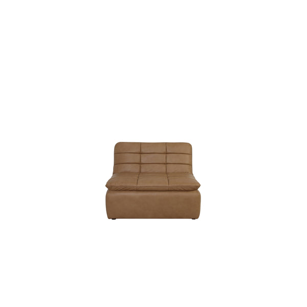 Moe's Lino Slipper Chair Tan Leather
