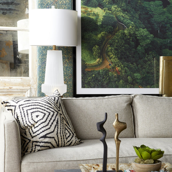 Britons Sculpture in Antique Brass and Black