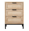Reed 3 Drawer Side Table