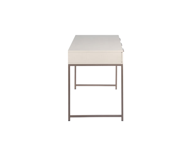 REBEL DESK - CHAMPAGNE GOLD - CREAM