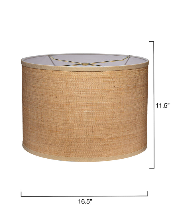 Drum Raffia Shade, Classic