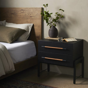 Rosedale Nightstand in Ebony Oak